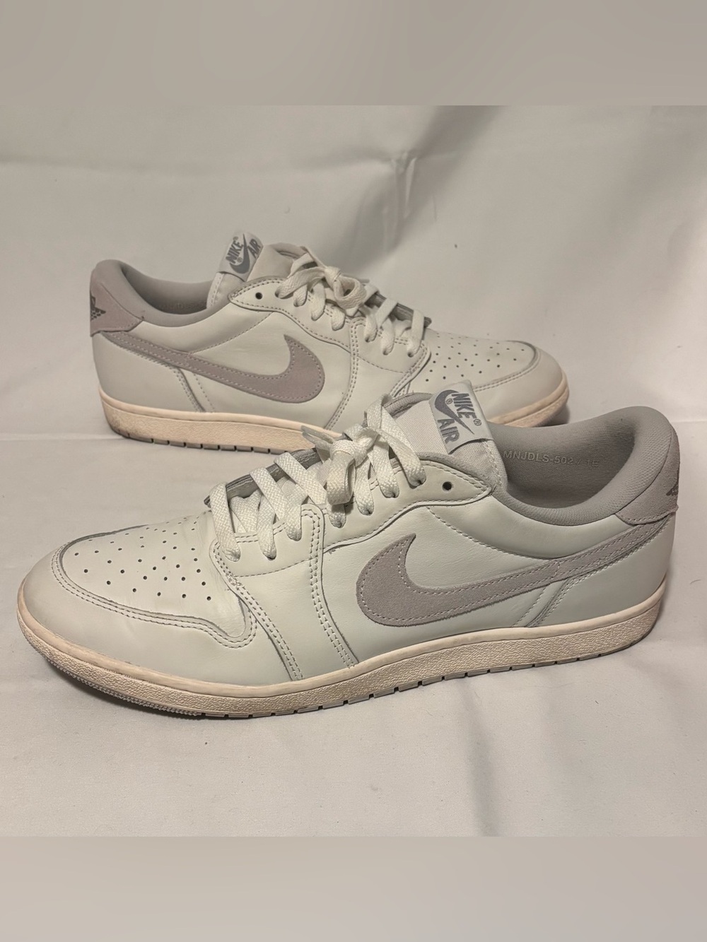 Jordan 1 Retro '85 OG Low Neutral Grey FB9933-100 Men’s Size 14